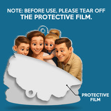 Custom Photo Our Family Christmas - Personalized Acrylic Ornament - Christmas Gift For Family Member, Grandparents, Friends