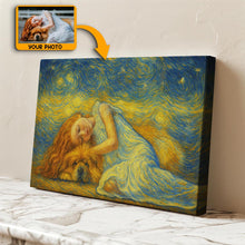 Starry Night Sky Photo Theme Horizontal - Turn Your Moments With Loved Ones Into An Art Piece - Unique Gift For Family Members, Siblings, Friends