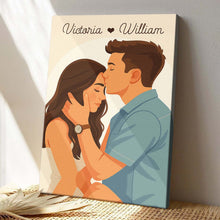 Faceless Art Style Vertical - Turn Your Photo Into Faceless Art Style - Gift For Family Members, Couple, Best Friends