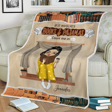 Personalized Custom Fleece Flannel Blanket Gifts For Book Lovers