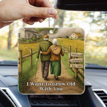 Painting Old Couple You And Me We Got This - Customized Personalized Car Ornament- Gift For him, Gift for her