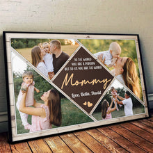 Custom Photo Square, Mommy Collage Gifts - Personalized Customized Canvas - Gifts For Mommy