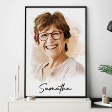 Colors Splash Custom Photo Canvas - Personalized Customized Canvas - Gifts For Family Members