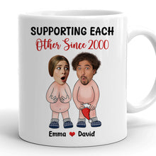 I Just Want To Grow Old With You - Customized Personalized Mug - Christmas Gift For Lovers, Couples