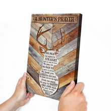 Home Decor A Hunter's Prayer - Personalized Customized Canvas - Gift For Family Members