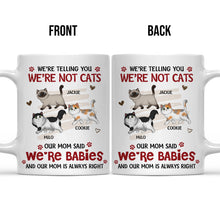 We're Babies Cat- Personalized Customized Mug Best Gift For Pet Cat Lover Cat Mom Cat Dad