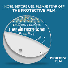 I Love You, I'm Keeping You - Customized Car Ornament - Christmas Gift For Couple Husband Wife