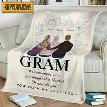 Personalized Custom Blanket Reminds You How Much We Love You Family Gifts Fleece Blanket For Mom