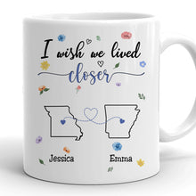 Cutie Mug For Long Distance Relationship - Customized Personalized Mug - Gift For Couple Husband Wife Family
