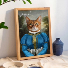 Custom Photo Funny Pet Portrait - Personalized Customized Canvas - Gift For Pet Lovers