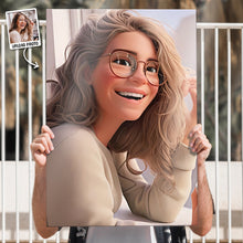 Custom Cartoon-Style Canvas - Personalized Customized Canvas - Gift For Weddings, Pets & Family Memories