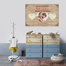 The Love Between Mother & Son Knows No Distance - Mother's Day Gift - Personalized Custom Poster Custom Map Poster