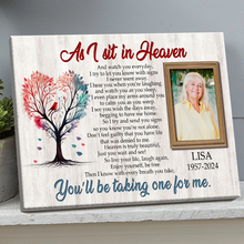 Custom Photo - Personality Customized Canvas - Gift For Loss Memorial Gift