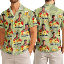 Custom Photo Drinkin' & Cheerin' - Personalized Customized Hawaiian Shirt - Gift For Family Members, Best Friends