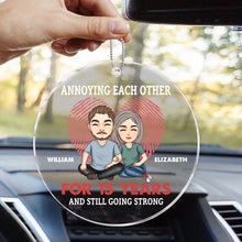 Annoying Each Other - Customized Personalized Car Ornament - Gift For Couple Husband Wife Valentine's Day Gift