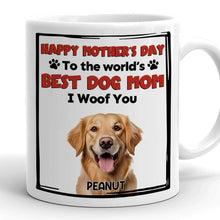 Custom Photo The World's Best Mom - Personalized Customized Mug - Gifts For Dog Lovers