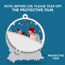 Custom Photo 2024 Christmas - Customized Personalized Acrylic Ornament - Gift For Family Couple Friend