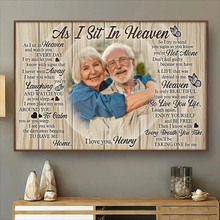 Never Left You Canvas - Customize Canvas For Wife - Gift For Sympathy Father - Rest In Peace - Loss of Mother - Memorial In Heaven Canvas
