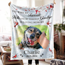 Always On My Mind - Customized Personalized Blanket - Memorial Gift For Pet Lover