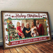 Custom Family Christmas Photo - Personalized Customized Canvas - Meaningful Gift For Family Members, Couples, Friends