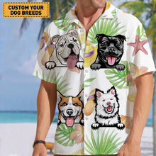 Dog Lover Dog Pet Summer Hawaii Cool Customization - Summer Hawaiian shirt - Personality Customized Hawaiian shirt