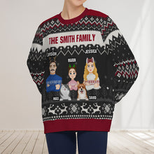 The Christmas Pet Family - Personality Customized Ugly Sweater - Christmas Gift For Pet Family - Gift For Pet Dog Cat Family