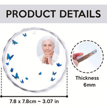 Your Wings Were Ready - Customized Personalized Glass Ornament - Memorial Gift For Loss