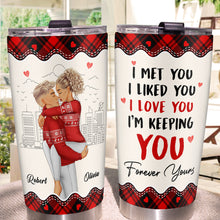 I'm Keeping You Forever Yours - Personalized Custom 20oz Tumbler - Gift For Couple Husband Wife