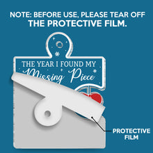 The Year I Found - Customized Personalized Acrylic Ornament - Gift For Couple Husband Wife