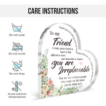 To My Friend - Personality Acrylic Plaque - Gift For Friend Bestie