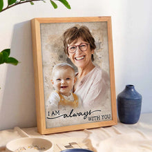 Add Loved One to Photo Custom - Personalized Customized Canvas - Memorial Gift for Dad Mom