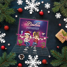 Always Party With Forerver Besties - Personality Customized Ornament - Christmas Gift For Besties Friends