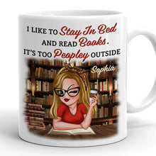 I Like To Stay In Bed - Customized Personalized Mug - Gift For Woman Girl