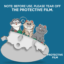 Christmas Fluffy Cat Funny Expressions On The Naughty List Regret Nothing - Personalized Customized Ornament - Christmas Gifts For Pet Lover