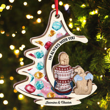 I'm Always With You - Customized Personalized Mirror Wooden Ornament - Memorial Gift For Per Dog Cat Lover