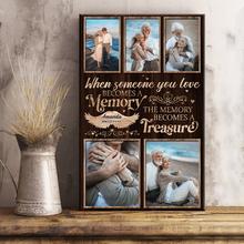 Custom Photo - When Someone You Love - Personality Customized Canvas - Gift For Loss Memorial Gift