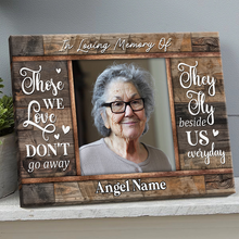 Custom Photo - Don't Go Away - Personality Customized Canvas - Gift For Loss Memorial Gift