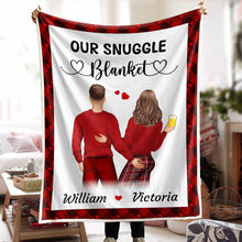 I Wanna Do Bad Things With You - Customized Personalized Blanket - Gift For Couple Husband Wife