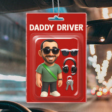 Custom Photo Mini Figure Packaging Toy Box Style - Personalized Customized Acrylic Car Ornament - Father's Day Gift For Dads, Family Members and Friends