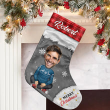Merry Christmas 2024 - Personalized Customized Stocking - Gift For Family, Bestie, Sister, Brother