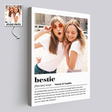 Best Friend Gift - Personalized Customized Canvas - Gift For Best Friend