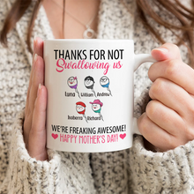 We're Awesome - Personality Customized Mug - Gift For Mother Mom Mother's Day Gift