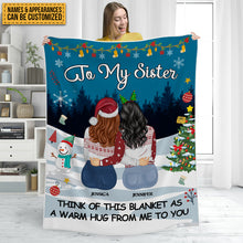 Personalized Custom Fleece Blanket To Bestie Customized Blanket Gifts For Bestie Friend