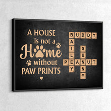 A House Is Not A Home Without Paw Prints - Personalized Custom Poster - Gift For Pet Lovers