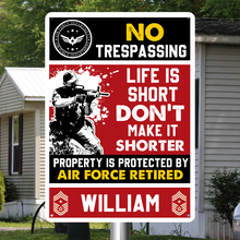 Life Is Short - Personality Customized Metal Sign - Gift For Man Warning Sign