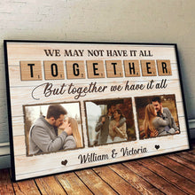 Lovely Couple Custom Photo Canvas - Personalized Customized Canvas - Gift For Couples, Lovers, Husband Wife