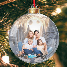 Custom Photo Family Christmas Bauble - Customized Acrylic Ornament - Christmas Gift For Familly