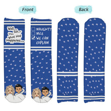 We Can Explain - Personalized Customized Socks - Gift For Couple Lover - Valentine's Day Gift