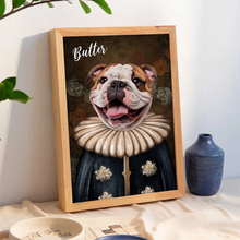 Custom Photo Funny Pet Portrait - Personalized Customized Canvas - Gift For Pet Lovers