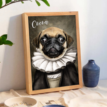 Custom Photo Funny Pet Portrait - Personalized Customized Canvas - Gift For Pet Lovers